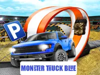 Monster-Truck-Parking Free 3D Blue