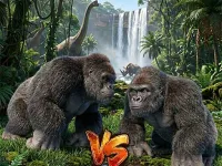 Gorilla Monster Fight